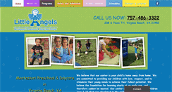 Desktop Screenshot of littleangelsva.com